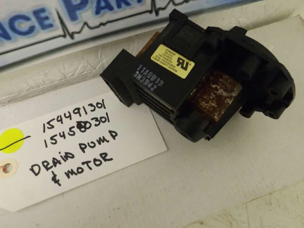 FRIGIDAIRE KENMORE DISHWASHER 154491301 154580301 DRAIN PUMP & MOTOR USED FRIGIDAIRE KENMORE DISHWASHER 154491301 154580301 DRAIN PUMP & MOTOR USED